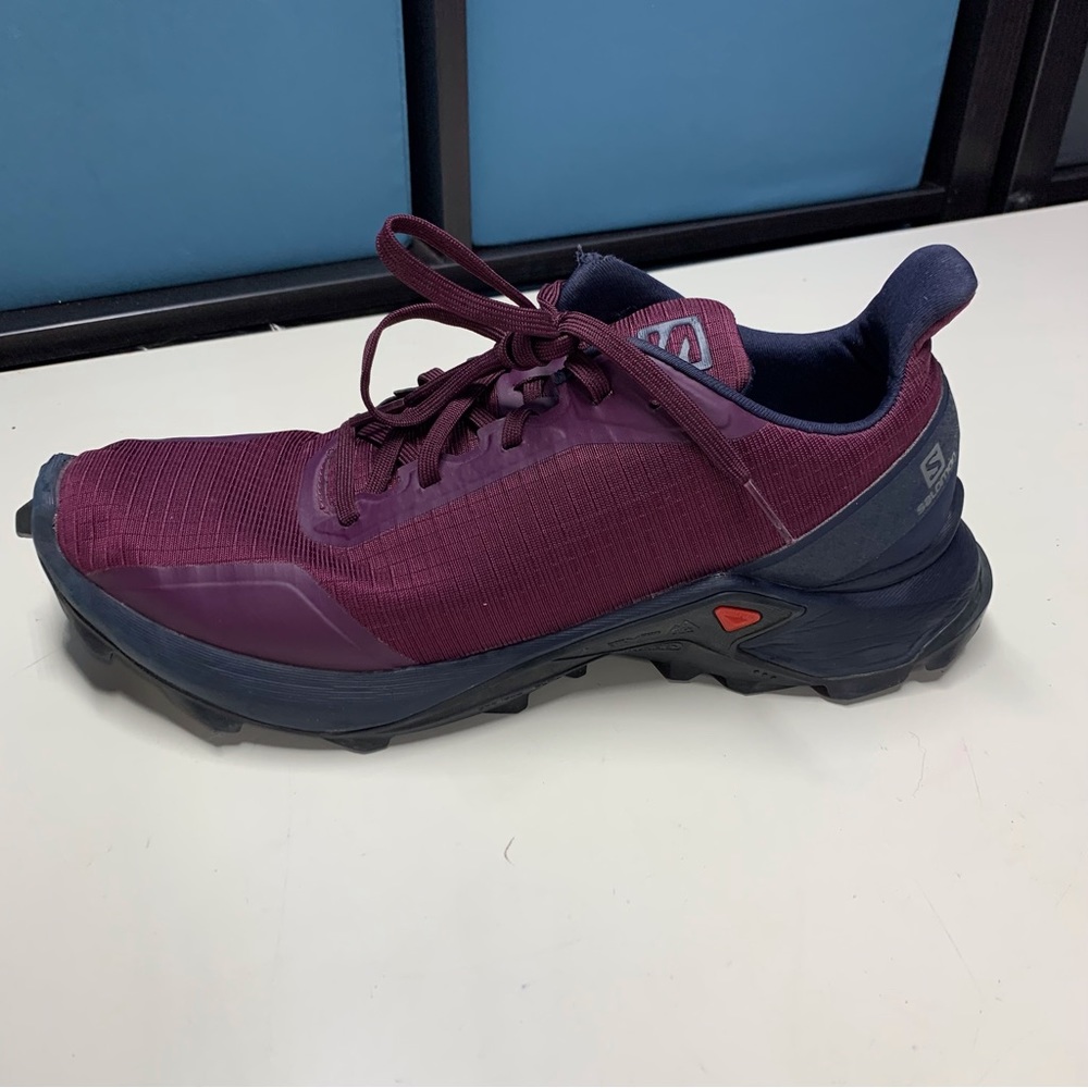 Salomon Alphacross Ortholite Trail Running Shoes Purp… Gem